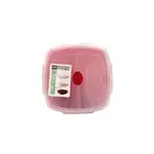 1X/2X Microwavable Steamer Fish Meat Vegetable Save Time Fast Dishwasher Safe