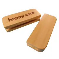 在飛比找momo購物網優惠-【happy cook】韓國製 IH陶瓷不沾萬用烤盤專用木製