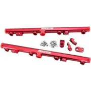 Aeroflow GM LS1 LS2 LS3 Fuel Rail Red LS6 L76 L99 -8Orb LS - AF64-2155R