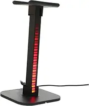 CIYODO RGB Headset Holder with Sound Sensor Removable Gaming Headphone Stand for Desk Lighting Modes Non Slip Base Space Saving Design for Gaming Accessories