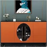 Kitchen Island Freestanding Light Luxury Island Cabinet Modern and Simple Wall Facing Living Room Storage and Storage Cabinet Mobile Kitchen Storage Islands