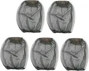 EXQUIMEUBLE 5Pcs Head Net for Outdoor Fishing Bite Mesh Comfortable Elastic Neck for Camping and Hiking