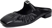 [XIEDA] Mules for Women Comfortable Flats Slip on Low Heel Backless Loafer Shoes