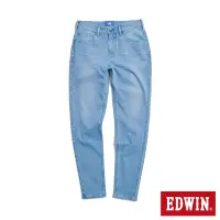 在飛比找Yahoo奇摩購物中心優惠-EDWIN JERSEYS迦績 棉彈力錐形褲-男-石洗藍