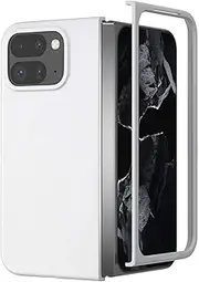 [RUNGOS] for Google Pixel 9 Pro Fold Case [Slim Fit] [Nano Silky Touch Feel] [Support Wireless Charging] Sturdy Protective Case for Google Pixel 9 Pro Fold Case, Lightweight Phone Case Bumper Cover 2024