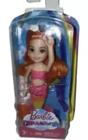 MATTEL Barbie DreamTopia Rainbow Cove Small Mermaid Doll Orange Hair NEW