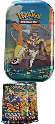 Pokémon Card Crown Zenith: Charizard Art Mini Tin Brand New & Factory Sealed