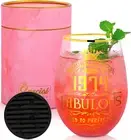 50Th Birthday Gifts for Women - Personalised Gin Glass Gift Set for Her - Fab...