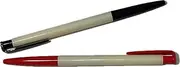 Red and Black Ink Pens Medium Point Retractable Ballpoint Pens 2 pens in one Pack, Colorful