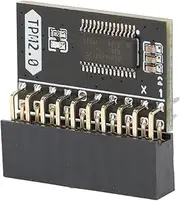TPM 2.0 Encryption Security Module, 20Pin 2x10P Standalone Crypto Processor Security Module TPM 2.0 Module for Win11 for Gigabyte for