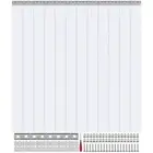 Clear PVC Strip Door Curtain 96x72 for Freezers Coolers Warehouse 12PCS 08