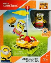 Mega Construx Despicable Me 3 Minion Cheese Merry-Go-Round 32 pcs Build Beyond
