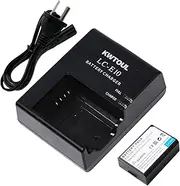 KWTOUL LP-E10 Battery and Charger LC-E10C LC-E10 LC-E10E Charger Compatible with Canon EOS Rebel T3 T5 T6 T7 T100 Kiss X50 X70 X80 X90 1100D 1200D 1300D 1500D 4000D