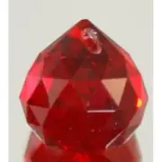 4x 20mm red crystal suncatcher ball, jewelry chandelier prism craft supplies