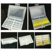 Plastic Battery Box Holder Storage Case Cover for 10*AA/AAA Batteries Organizer