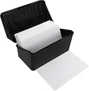 Yardwe 1 Set Index Card Storage Box Cards Storage Case Index Card Holder Flash Card Organizer File Card Case Recipe Card Holder Organizer Note Holder Index Card Stand Plastic