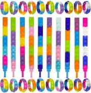 WQFXYZ 30 PCS 20PCS Push Pop Fidget Toy Fidget Bracelet, Durable and Adjustab...