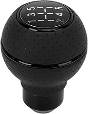 Car Shift Knob, Shift Knob Universal Aluminum Alloy with 4 Car Adapter Sleeves (Black)