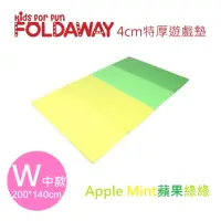 在飛比找momo購物網優惠-【FOLDAWAY】Apple Mint蘋果綠綠4cm特厚遊