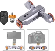 Neewer 3-Wheel Wireless Camera Video Auto Dolly Electric Truck Rail Slider car