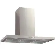 Omega 90cm Canopy Rangehood - Stainless Steel