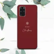 Mary Christmas Snowflake Xmas Red Case For Samsung Note 10 20 S21 S22 S23 S24 FE