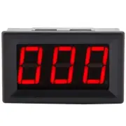 3 Digits LED Digital Ammeter Meter Current Meter Panel Micro DC0-1A Red)