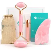Original Jade Roller And Gua Sha Set- Jade Roller For Face- 100% Natural