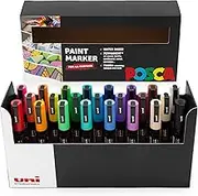 POSCA - PC-3M - Paint Marker Art Pens - 0.9-1.3mm - Deskset of 23 Colours