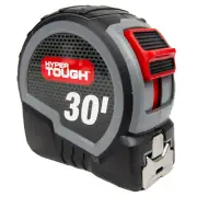 Hyper Tough 30-FOOT WIDE BLADE TAPE MEASURE High Visibility Blade Backside Print