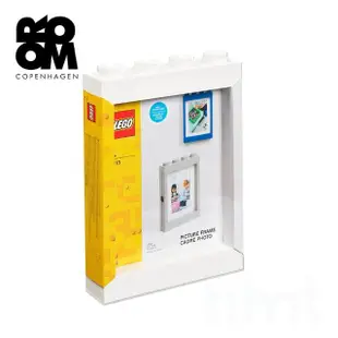 【LEGO 樂高】Room Copenhagen LEGO PICTURE FRAME 樂高壁掛相框-白色(樂高造型相框)