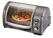 Hamilton Beach Easy Reach 4-Slice Countertop Toaster Oven With Roll-Top Door, 12