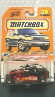 MATCHBOX 1of 10,000 with 2000 logo n#15/100 DUNE buggy to the beach 301-2