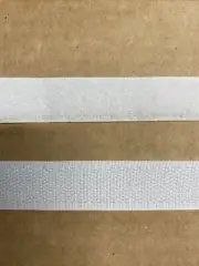Hoop & Loop Sew On Closure Tape - 1mt X 20cm (20mm) - - New - White