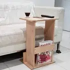 Custom SideTable Laptop Desk Coffee Bed Room Sofa Lounges Wooden Book Shelf 65cm