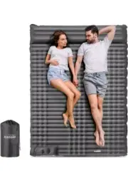 Elegear Double Sleeping Pad for Camping, 4" Ultra-Thick Self Inflating Size FULL