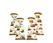 150pcs Construction Truck Candy Bags Excavator Snack Cookie Gift Packagin