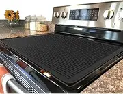 Stove Top Cover for Electric Stove 71x50cm Universal Silicone Stove Mat for Glass Cooktop Protector, Heat Resistance Dish Drying Mats Fast Clean Kitchen Countertop
