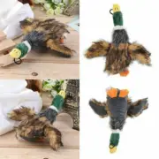 9" Pet Dog Puppy Squeaky Duck Squeaker Plush Mallard Sound Play Chew Toy Gift d