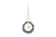 Vigar Florganic Round Microfibre Duster Home Room Sweeping Cleaner Green Grey