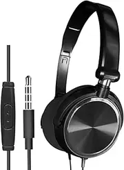 Generic Karaoke Earphones with Adjustable Headset and Soft Earpads - Black with Mic