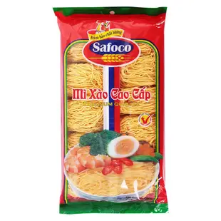 【越南 】Safoco Mì trứng 麵條 雞蛋麵 海鮮麵 雞絲麵 義大利麵 炒麵 500g