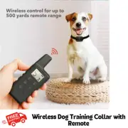 Wireless Dog Training Collar with Remote 500-Yard Range,Waterproof,Rechargeable