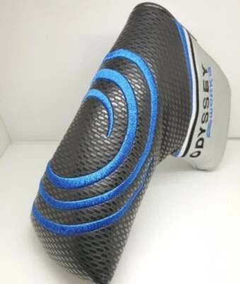Odyssey WORKS Black x Blue Blade Putter Cover Magnet Closure from Japan