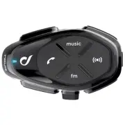 NEW INTERPHONE TOUR SINGLE UNIT BLUETOOTH MOTORCYCLE HEADSET RADIO SAT NAV PHONE