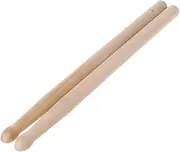 2pack Light weight Maples Drumsticks Comfortable Grip Drumsticks Practice Drum for Kids Students Beginners Training