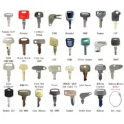 31pc Heavy Equipment Construction Ignition Keys for Yamaha Hitachi JD