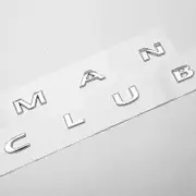 3d Abs Black Clubman Logo Countryman Emblem Letters Sticker Car Trunk Badge For Mini Cooper S Countryman R60 F60 Accessories Yalo Chrome Clubman