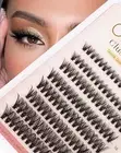 Individual Lashes Cluster Eyelashes Extensions Wispy DIY Eyelash Clusters Fluffy