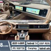Dual Screen Android For Porsche Cayenne 2010-2017 Car Radio Stereo Head Unit GPS (for: Porsche)